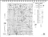 Fayette County Highway Map, Winneshiek County 1989